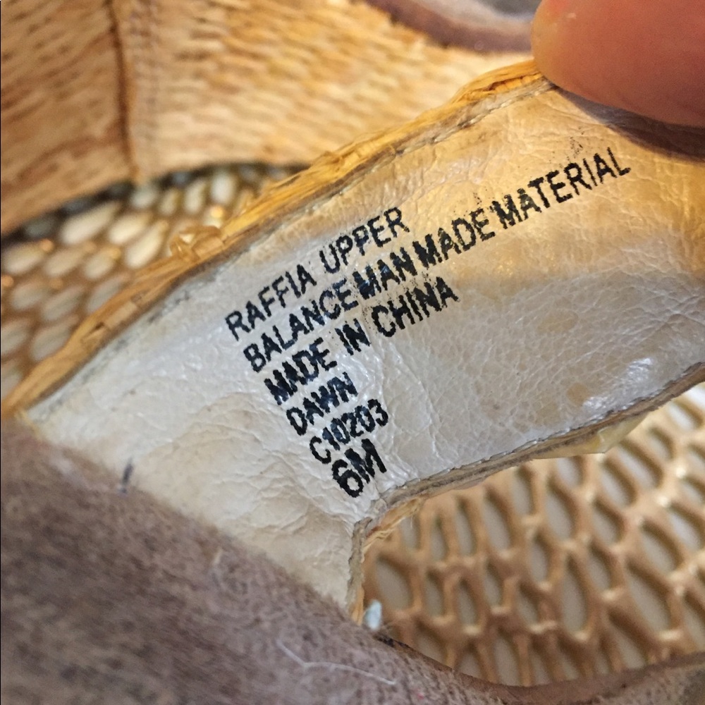 Mia Raffia Summer Wedges (S6) - Picture 4 of 6